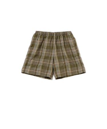 メッシュ チェック ジム ショーツ