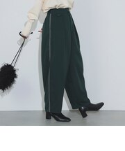 サイド刺繍 カーブパンツ