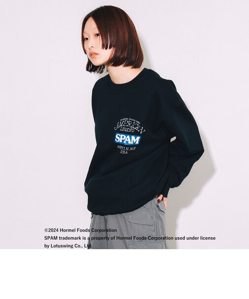 【SPECIAL PRICE】SPAM(R)BRAND CREW SWEAT