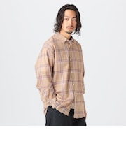 チェック レギュラーカラー シャツ