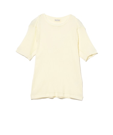 ジャガード リブ セーラー Tシャツ