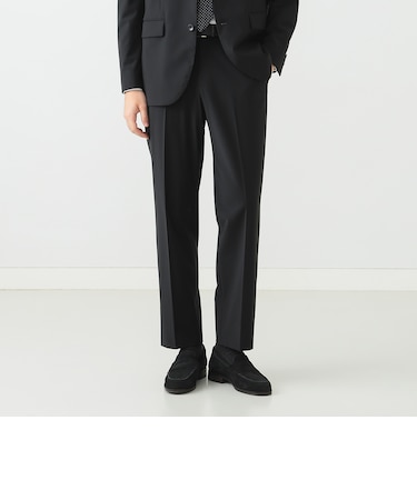 SMART MERINO(R) ウールミックス ノープリーツ スラックス (レギュラーフィット)