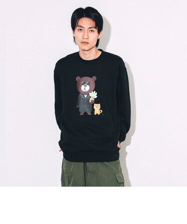 The Wonderful! design works. / パリ ベアー クルーネック スウェット