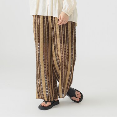 インド ストライプ レース パンツ（S～M）