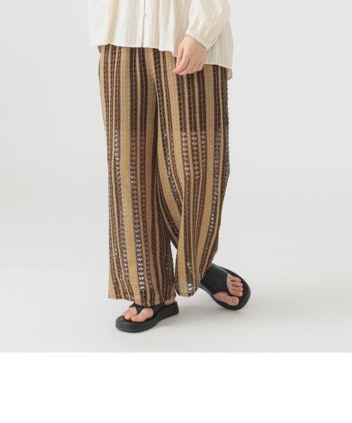 インド ストライプ レース パンツ（S～M）