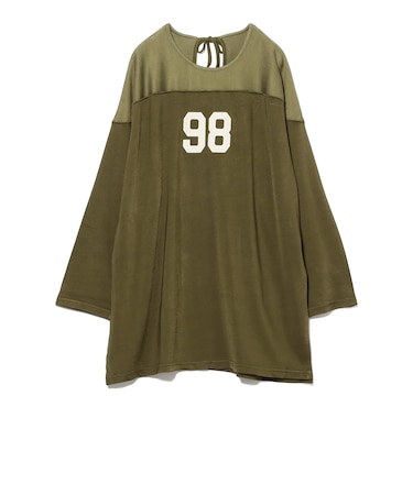 ロゴ フットボール ロングスリーブ Tシャツ