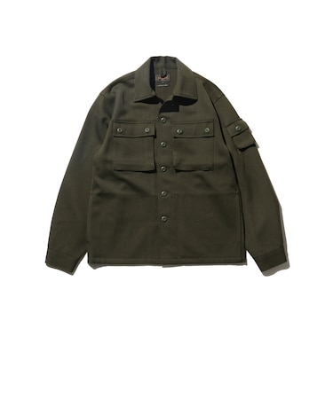 MIL Shirt-Jacket Wool Elastic