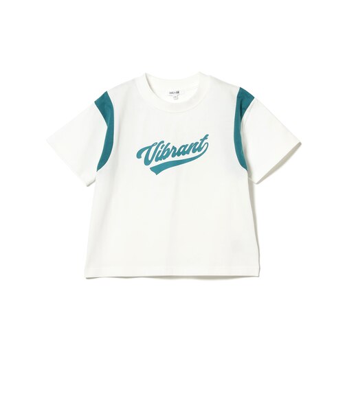 袖切り替え プリント Tシャツ(100~140cm)