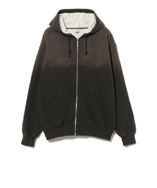 【別注】AIRTOWNE MILLS / フェード ジップ パーカー