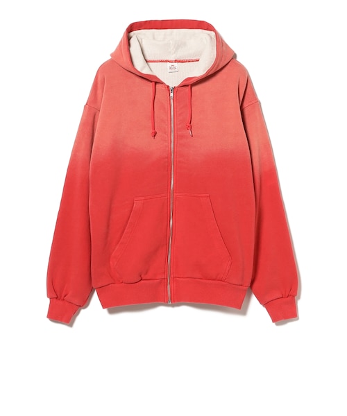 mayo SPRUCE 裏サーマル 赤フェード ジップパーカー M usa mayo SPRUCE 裏サーマル 赤フェード ジップパーカー M usa mayo SPRUCE
