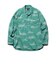 WORK Classic-fit Denim Discharge Jouy Print