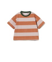 ワイド ボーダー プリント Tシャツ（100～140cm）