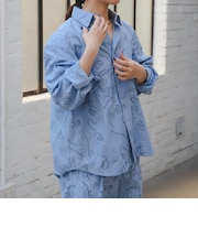 ambiance / Embroidery Shirt（S～M）