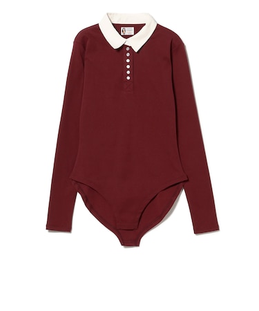 【別注】PENNEY'S / ボディスーツ ヘンリーネック トップス
