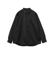 リラックスフィット レザールック シャツ