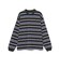 ボーダー ルーズ ロングスリーブTシャツ