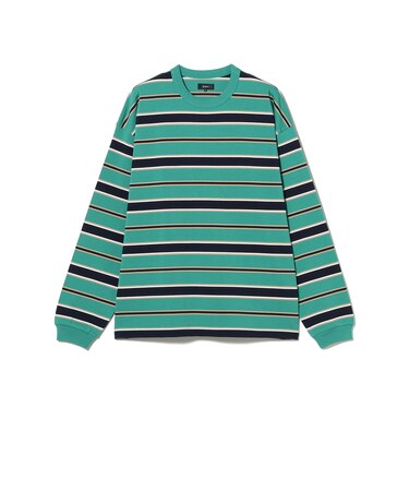 ボーダー ルーズ ロングスリーブTシャツ