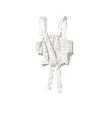 ELINA LEBESSI / MINI TIED SMOKED TOP
