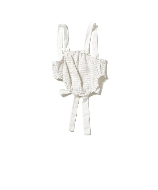 ELINA LEBESSI / MINI TIED SMOKED TOP