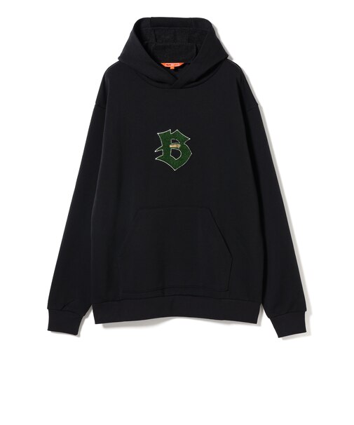 〈MEN〉ORANGE LABEL / Bロゴワッペン 裏毛 パーカー（吸水速乾・UVカット）