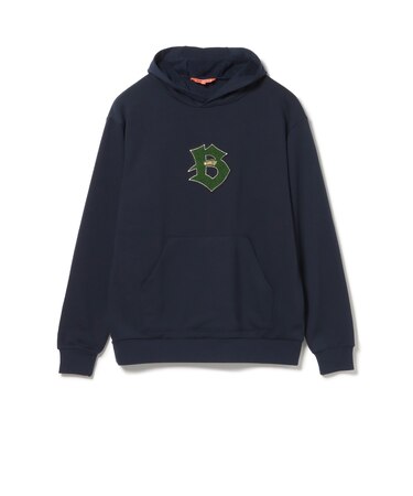 〈MEN〉ORANGE LABEL / Bロゴワッペン 裏毛 パーカー(吸水速乾・UVカット)