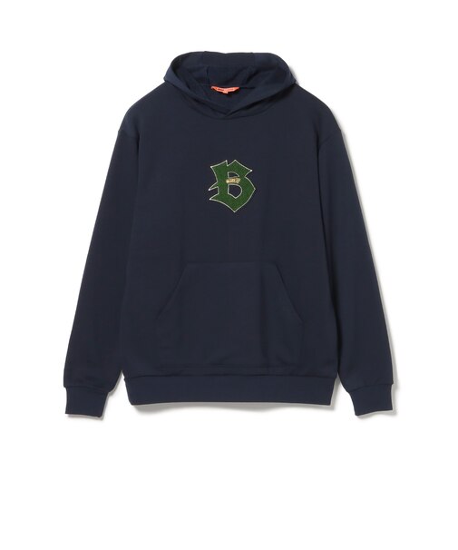 〈MEN〉ORANGE LABEL / Bロゴワッペン 裏毛 パーカー(吸水速乾・UVカット)