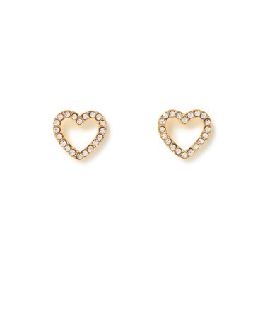 ライン ハート ピアス