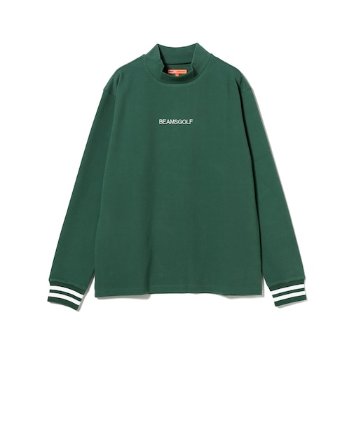 ORANGE LABEL / ストレッチツイル ジャカード モックネックシャツ（UVカット）