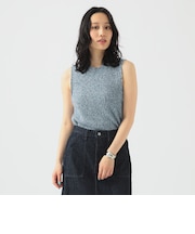 ノースリーブ ミックス ニット 25SS