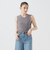 ノースリーブ ミックス ニット 25SS