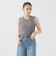 ノースリーブ ミックス ニット 25SS