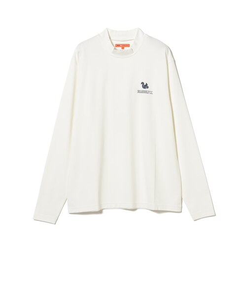 ORANGE LABEL / リスロゴ ストレッチ モックネックシャツ(UVカット)