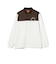 ORANGE LABEL / アーチロゴ 切替え ストレッチ 長袖ポロシャツ（UVカット）