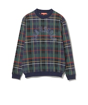 ORANGE LABEL / アーチカレッジロゴ コットン プルオーバー（チェック）