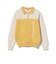 ORANGE LABEL / バイカラー ポロ襟 ニットプルオーバー