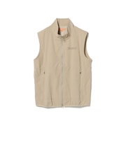 ORANGE LABEL / ストレッチタフタ フルジップ 切替ベスト【STRETCH】
