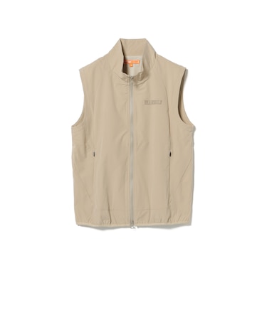 ORANGE LABEL / ストレッチタフタ フルジップ 切替ベスト【STRETCH】