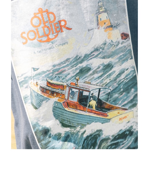 OLD SOLDIER / 別注 PRINT-Tee Squall