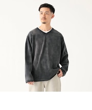 フェード フットボール Vネック Tシャツ