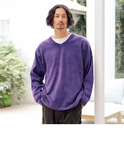 フェード フットボール Vネック Tシャツ
