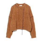 アラン ステッチ ニット