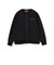 ORANGE LABEL / 裏起毛 ストレッチ ノーカラー ジップアップブルゾン