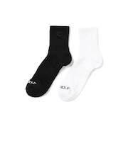 【別注】〈MEN〉Champion / クォーターレングス ソックス 2足組