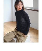SIMPLE YET PVA WOOL タートルネック