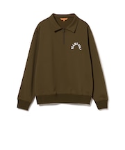 ORANGE LABEL / アーチロゴ ハーフジップ プルオーバー