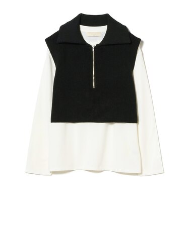 【セットアイテム】ベスト × ロング Tシャツ セット
