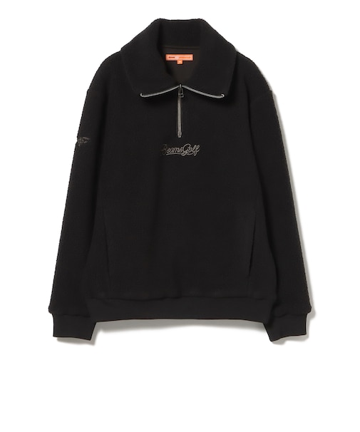 ORANGE LABEL / ボア ハーフジップ プルオーバー