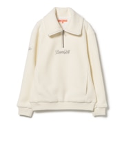 ORANGE LABEL / ボア ハーフジップ プルオーバー