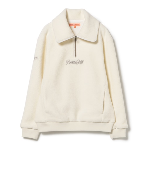 ORANGE LABEL / ボア ハーフジップ プルオーバー