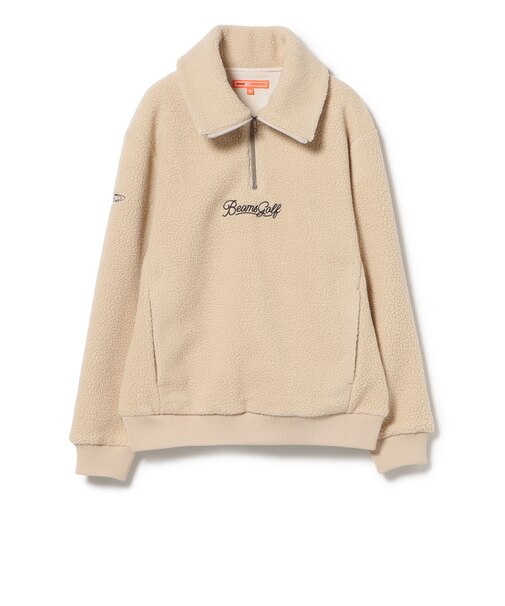 ORANGE LABEL / ボア ハーフジップ プルオーバー
